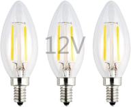 opalray 12-24v led candelabra bulb, equivalent to incandescent logo