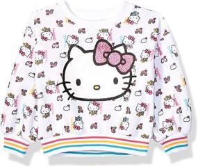 img 2 attached to 👕 Optimized Search: Fashion Sweatshirt for Hello Kitty Girls on 45th Anniversary