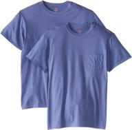 👕 hanes premium cotton pocket t-shirt for men in t-shirts & tanks: quality men's clothing logo