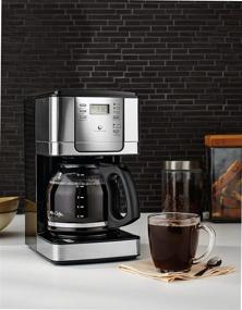 img 1 attached to Enhance Your Morning Routine with the Mr. Coffee 12-Cup Stainless Steel Programmable Coffee Maker