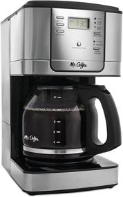 img 4 attached to Enhance Your Morning Routine with the Mr. Coffee 12-Cup Stainless Steel Programmable Coffee Maker