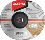 🧱 makita a-95978-5 6-inch x 1/4-inch x 7/8-inch inox grinding wheel, 36 grit, pack of 5 логотип