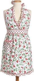 img 1 attached to 🍒 DII Cheri Cherry Vintage Apron: A Fashionable and Functional Kitchen Essential