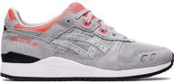 men's asics gel lyte iii athletic shoes in piedmont grey логотип