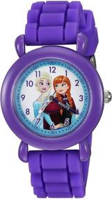 img 4 attached to DISNEY Frozen Quartz Plastic Silicone Girls' Watches