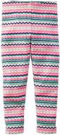 👖 carters toddler girls' leggings - little girls' clothing in leggings logo