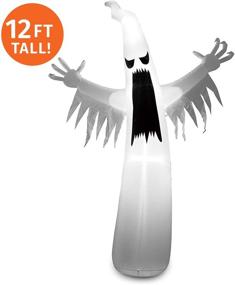 img 3 attached to 👻 Joiedomi 12 FT Halloween Inflatable Towering Ghost with LEDs - Spooky Blow Up Decoration for Indoor, Outdoor, Yard, Garden, and Lawn Party Decor