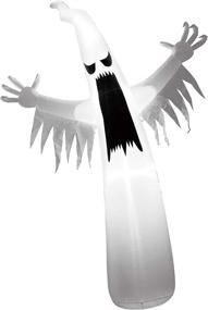 img 2 attached to 👻 Joiedomi 12 FT Halloween Inflatable Towering Ghost with LEDs - Spooky Blow Up Decoration for Indoor, Outdoor, Yard, Garden, and Lawn Party Decor