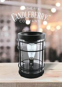 img 2 attached to 🕯️ Рустик-металлический подсвечник с таймером от The Candleberry Company: идеальный выбор для вощинок, ароматических восковых таблеток и стильной декорации дома или офиса.