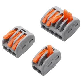 img 2 attached to 🔌 Efficient and Versatile: Smseace 45 Pcs Compact Wire Connectors for Fast Connection of 2/3/5 Port Wires