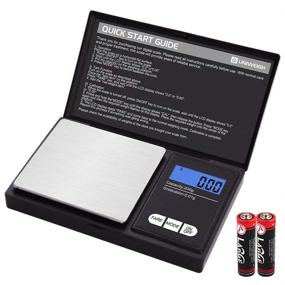 img 4 attached to UNIWEIGH 200g Digital Pocket Scale with LCD Display - High Precision Smart Weighing Tool for Grams, Ounces, Jewelry, and Weed - Portable Mini Scale with Tare Function