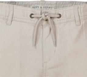 img 3 attached to Hope Henry Relaxed Linen Short Boys' Clothing for Shorts