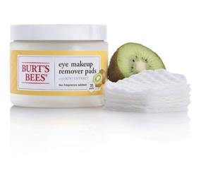 img 1 attached to Биоразлагаемые салфетки для снятия макияжа с глаз Burt's Bees, 35 штук