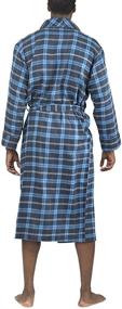 img 1 attached to NORTY Brushed Flannel Bathrobe 40852 Large