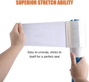 img 1 attached to Stretch Plastic Self Adhering Shrink Wrap Supplies