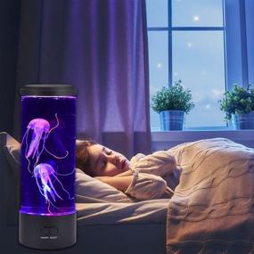 img 1 attached to 🐙 Kammoy Electric Jellyfish Lamp for Adults - Color Changing Jellyfish Lava Lamp, Tabletop Jellyfish Tank Lamp