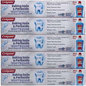 img 1 attached to Colgate Baking Peroxide Whitening Toothpaste