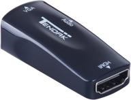 🔌 tendak hdmi к vga конвертер: активный адаптер hd 1080p с аудио 3.5 мм для проектора, hdtv, монитора, ноутбука, пк, xbox, stb, blu-ray dvd. логотип