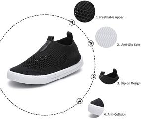 img 3 attached to Chiximaxu Girls' Breathable Sneakers: Perfect for Running and Walking