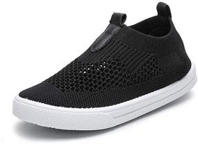 img 4 attached to Chiximaxu Girls' Breathable Sneakers: Perfect for Running and Walking