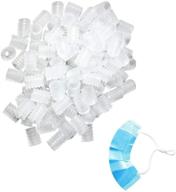 🎯 100pcs clear cord locks toggles for masks elastic cord adjustment buckle non slip stopper logo