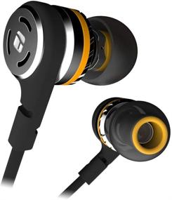 img 3 attached to 🎧 Высокопроизводительные наушники Torque Audio T103z V2 в ухе, черные и оранжевые