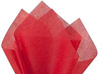 🌹 premium red non-woven tissue sheets - pack of 10 sheets, strong polyester - ideal for flowers & bouquets - large 20"x26" sheets logo