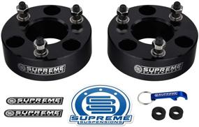 img 4 attached to 🔝 Supreme Suspensions - 2" Передние подъемники из билетного алюминия (черные) для Dodge: Ram 1500 4WD (2006-2020) и Dakota 2WD (2005-2011)