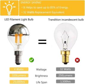 img 2 attached to UL Listed Non-Dimmable Vertical Filament Candelabra