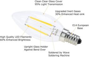 img 2 attached to 💡 Lamsky European Edison Filament Bulb - Non-Dimmable