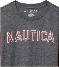 img 1 attached to Nautica Boys' Long-Sleeve Raglan Baseball Tee