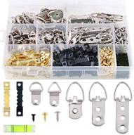 complete hanging solution: 601pcs heavy duty picture hangers kit with mini gradienter and assorted hooks, perfect for home office photo painting hanging - 7 models logo