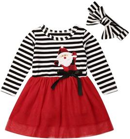 img 4 attached to 🌈 Girls' Clothing: Rainbow Striped Cotton Pullover for Tops, Tees & Blouses (1-2 Years)