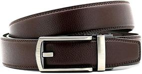 img 2 attached to Ultimate Comfort and Style: Genuine Leather Buckle Belt for Men - Must-Have Accessory!