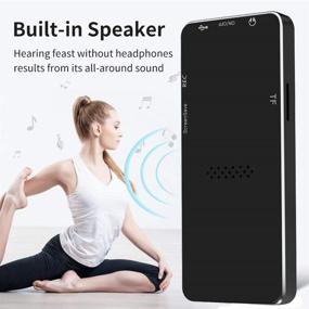 img 1 attached to 🎧 Xidehuy 16GB Mp3 Player with Bluetooth 4.2: Upgraded Lossless Sound, FM Radio, Voice Recorder, E-Book & Photo Viewer