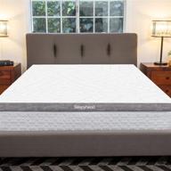 😴 sleepyhead gel-infused mattress topper twin xl - 2-inch – ventilated, washable cover - college dorm room essential - made in usa (2" twin xl) логотип