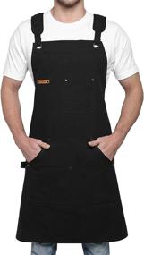 img 4 attached to Professional Grade Apron Kitchen Shoulder