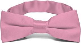 img 1 attached to 🎀 Stylish Boys' Accessories: TieMart Boys Blush Pink Bow Ties at Bow Ties