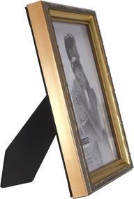 img 2 attached to Malden International Designs Traditions Gold Wooden Picture Frame, 5x7, Molding for Enhanced SEO