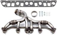 ocpty 674-196 exhaust manifolds for 91-99 jeep cherokee, 91-92 comanche, 93-98 grand cherokee, 97-99 tj, 91-95 & 97-99 wrangler logo