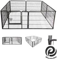 🐶 outdoor dog exercise playpen (large) - qrda logo