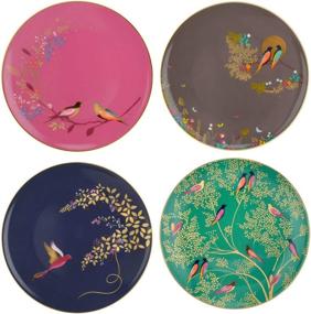 img 4 attached to 🍽️ Portmeirion Chelsea Plates, Assorted Designs - 648517