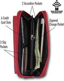 img 2 attached to Nautica Women's Wallet Clutch Organizer - Stylish Handbags and Wallets for Women