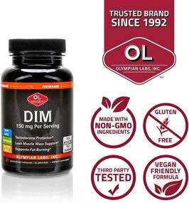 img 1 attached to 💪 Olympian Labs DIM 150mg - All-in-One Supplement for Hormonal Balance, Acne Treatment, PCOS, Fitness, and Bodybuilding - 30 Day Supply