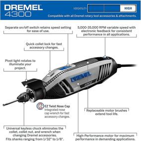 img 2 attached to 🔧 Dremel 4300: 9 High-Performance Attachments and Accessories