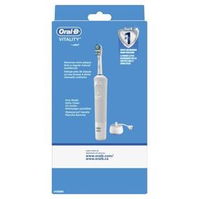 img 2 attached to 🪥 Oral-B Vitality Dual Clean Electric Toothbrush: White, 1 Count - Effective Dental Care at Your Fingertips