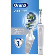 🪥 oral-b vitality dual clean electric toothbrush: white, 1 count - effective dental care at your fingertips logo