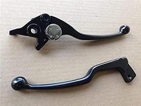 img 1 attached to 🔧 HTTMT MT241-004- Черные рычаги сцепления и тормоза для Suzuki Gsxr 600 750 Katana 750F Sv650 Sv650S - совместимые и стильные