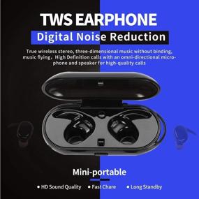 img 1 attached to 🎧 Беспроводной наушник TWSWZ TWS Bluetooth 5.2 - наушники высокого качества со звуком Bluetooth с зарядным ящиком - беспроводной Bluetooth наушник