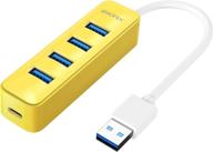 💻 impressive idsonix usb 3.0 hub - 4-port powered usb splitter with 5gbps data transfer - ideal for laptops, imacs, surface pros, and more! логотип